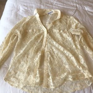 Express Portofino lace shirt